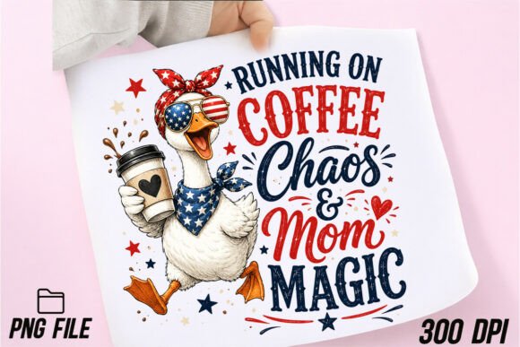 Download Funny Goose Mom Patriotic Gift PNG - Fun Collection