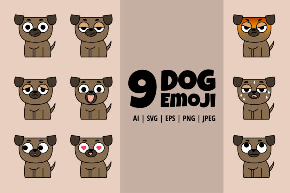 Download Funny and Cute Dog Emoticon - Fun Collection