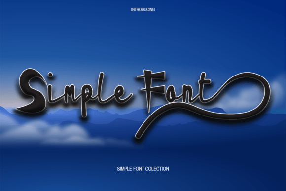 Download Simple Font - Simple font Collection